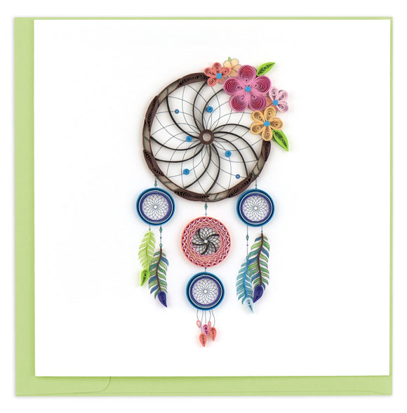 Quilled Dreamcatcher Greeting Card.