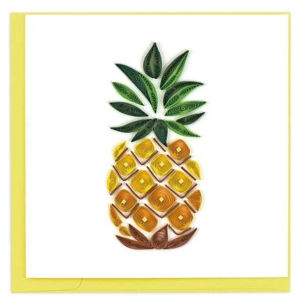 Quilled Pineapple Card.