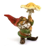 Gnome with Mushroom Umbrella.