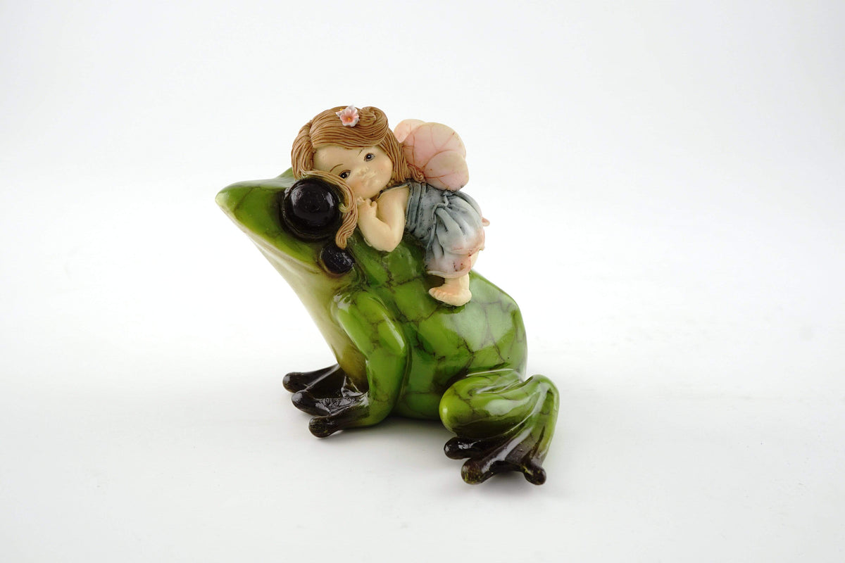 Little Fairy Riding A Frog.