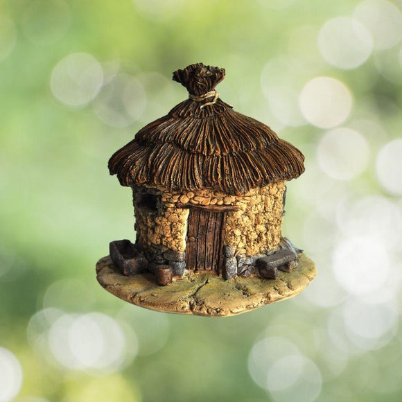 Thatched Roof Fairy House.