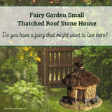Thatched Roof Fairy House.